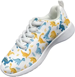 Running Shoes for Children Boys Girls Unisex Lightweight Athletic Tennis Gym Sneakers Breathable Sports Fitness Outdoor Indoor Shoes for Little Kid Size11.5-13/ Big Kids Size1-3