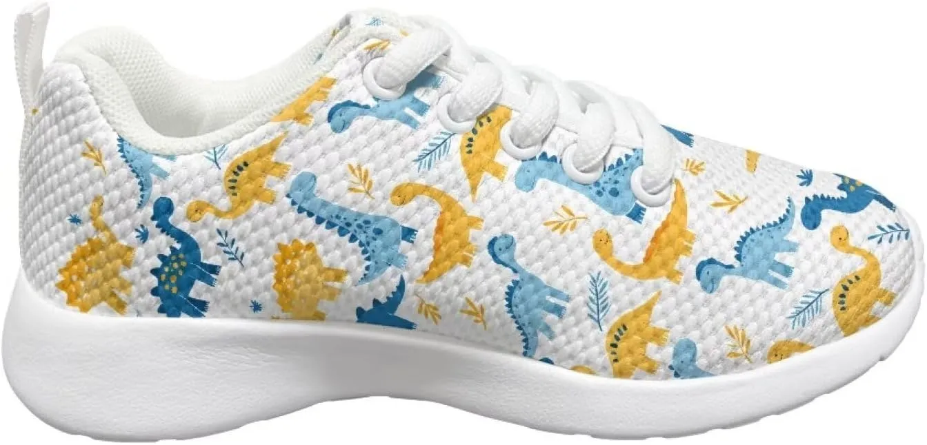 Running Shoes for Children Boys Girls Unisex Lightweight Athletic Tennis Gym Sneakers Breathable Sports Fitness Outdoor Indoor Shoes for Little Kid Size11.5-13/ Big Kids Size1-3