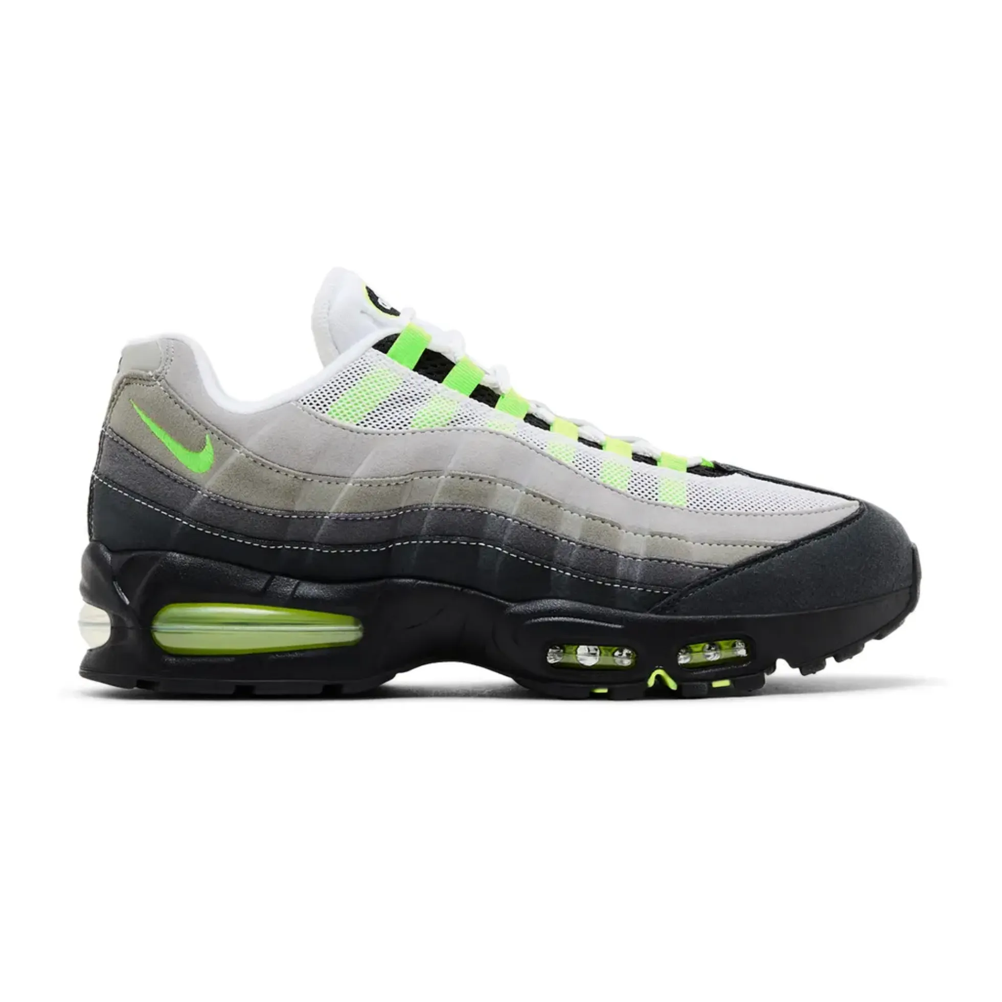 Nike Air Max 95 OG Big Bubble Neon (2025) foot - protection running shoes