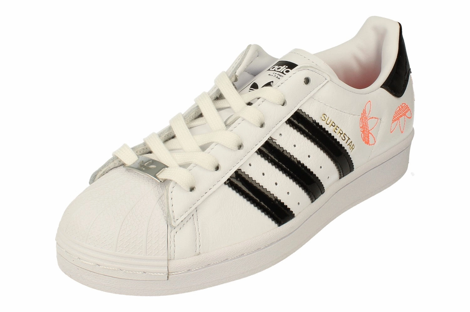 logo - rhinestoned shoes Adidas Originals Superstar Womens Trainers Sneakers FX2246
