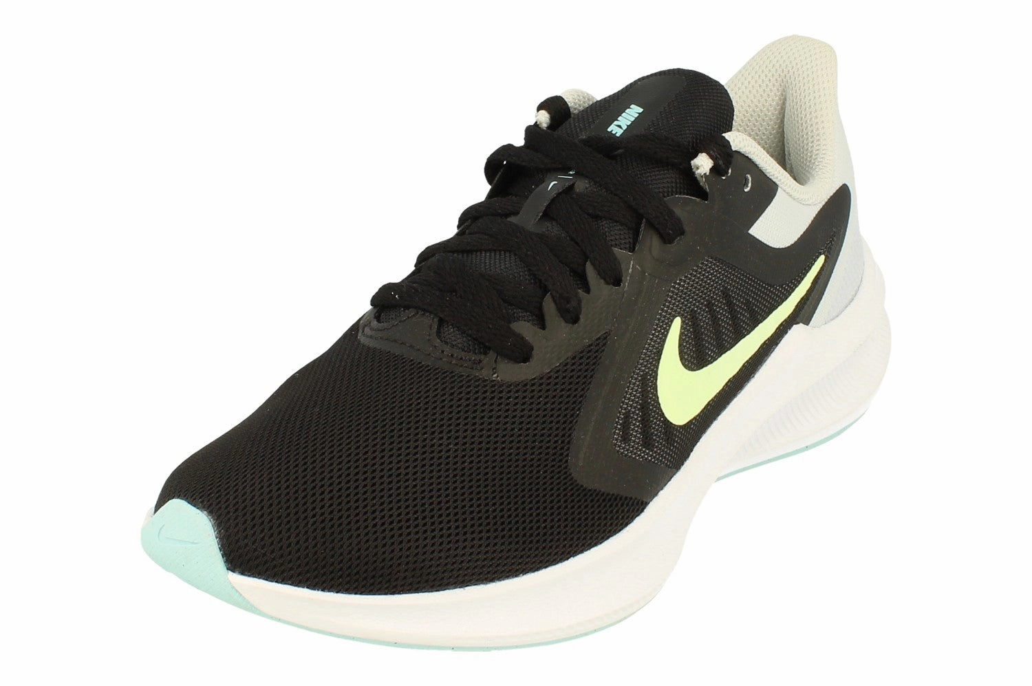 Nike Womens Downshifter 10 Ci9984 005 running on flats