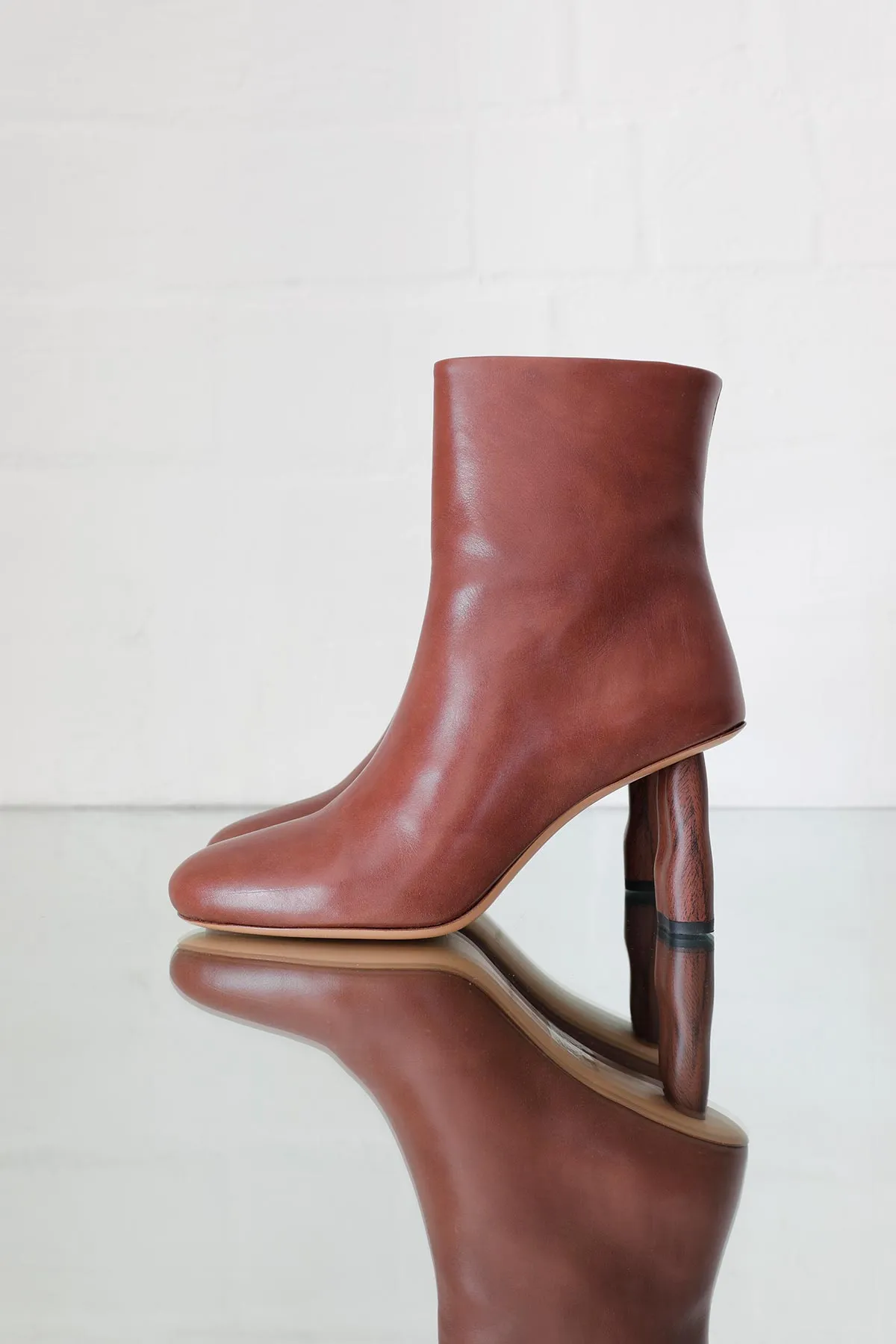 Sadie Boots Leather Chocolate