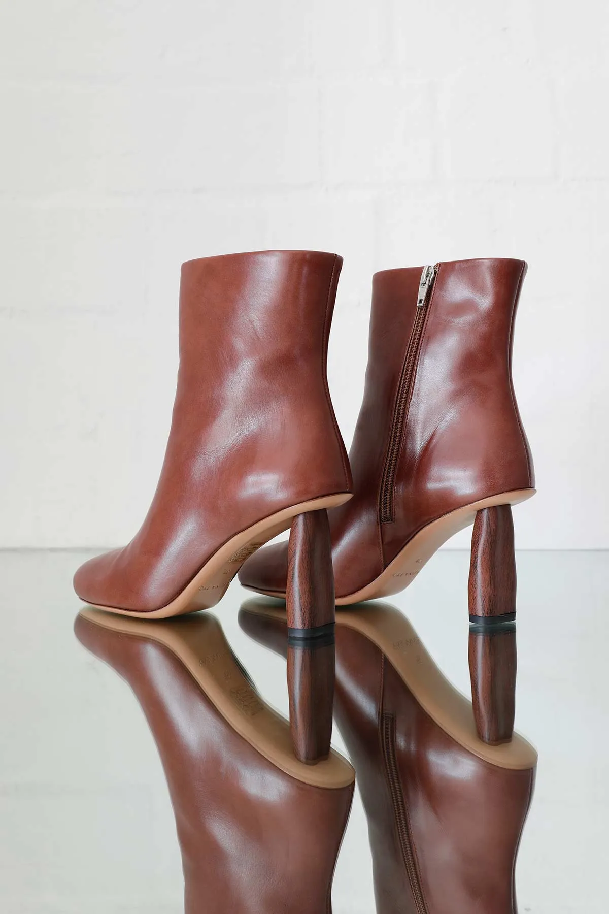 Sadie Boots Leather Chocolate