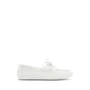 Sail Boat Shoe - White/Bone