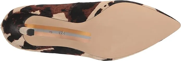Sam Edelman Hazel Frontier Brown Multi Stiletto Heeled Dress Pointed Toe Pumps