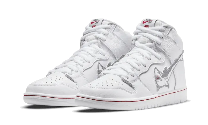 desert - themed running gear SB Dunk High Oski Great White Shark