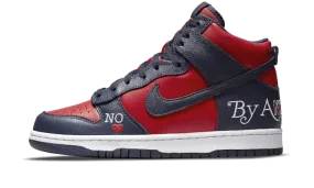 gel inserts sprinting running choice SB Dunk High Supreme By Any Means Navy