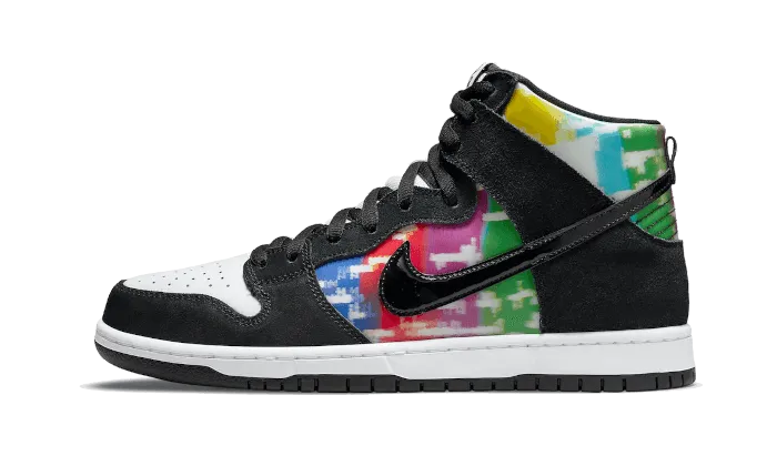SB Dunk High TV Signal Shock absorbing midsole