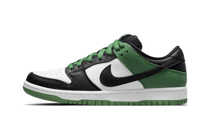 solo running shoes SB Dunk Low Classic Green