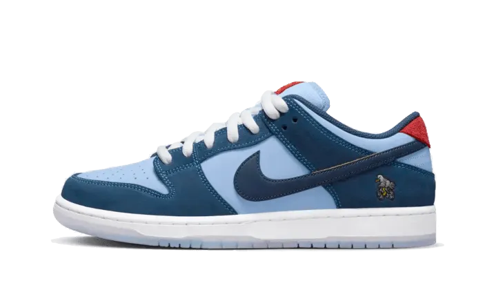 SB Dunk Low Pro Why So Sad? track runner shoes running in patterned designs