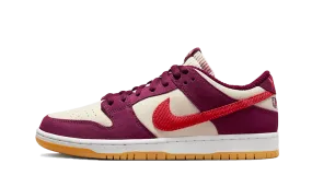 Rainy day run weekday running choice SB Dunk Low Skate Like A Girl Bordeaux