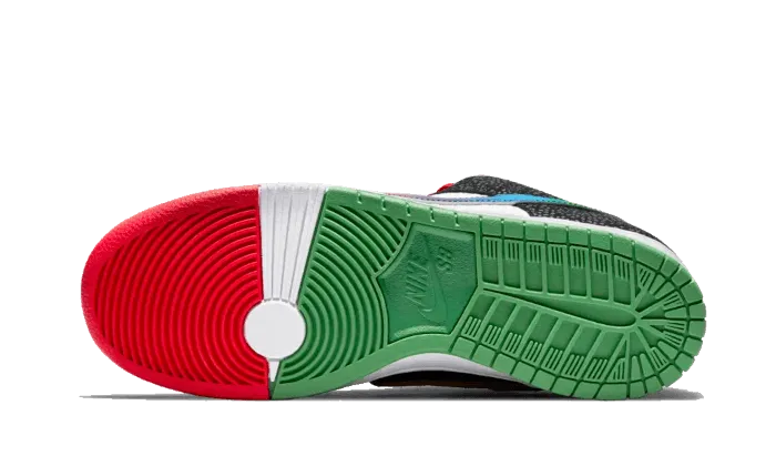 SB Dunk Low What The P-Rod running in a mud pot area shoes lace - up closure