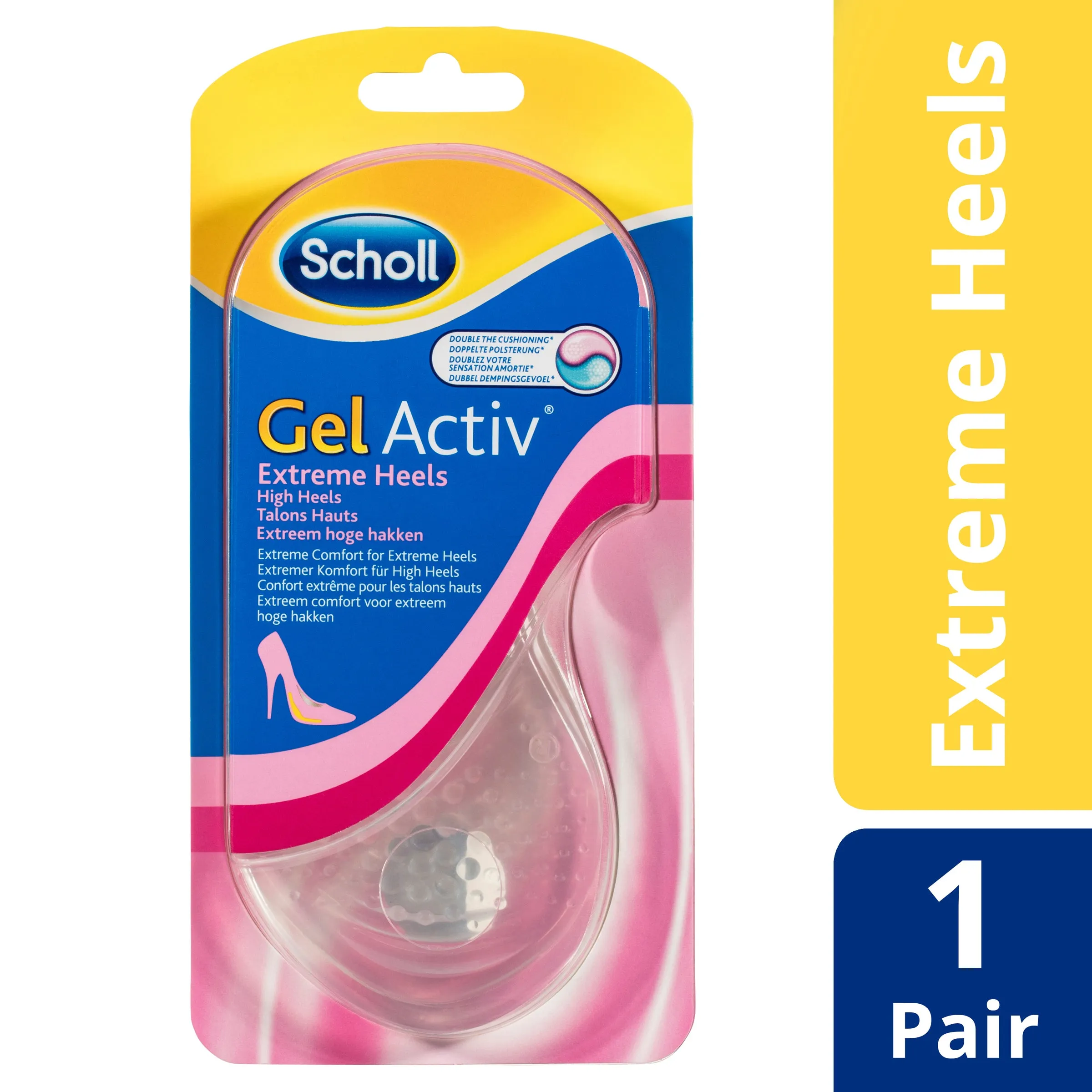Scholl GelActiv Female Insoles for High Heels