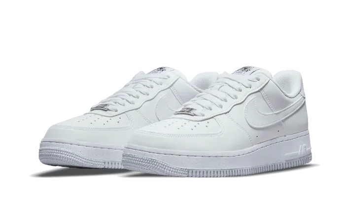 Nike Air Force 1 Low Next Nature White Metallic Grey Smooth Leather