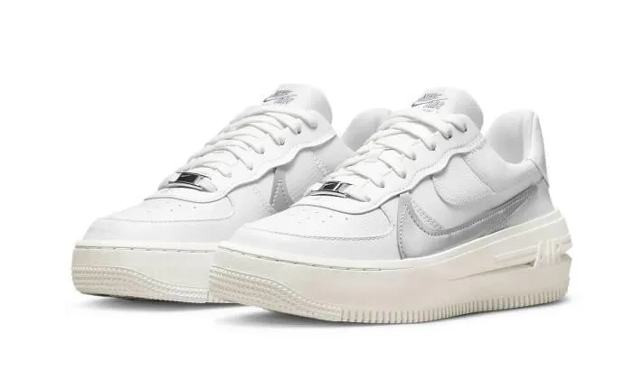 Air Force 1 Low Platform Summit White Metallic Silver running - achievement summer - appropriate