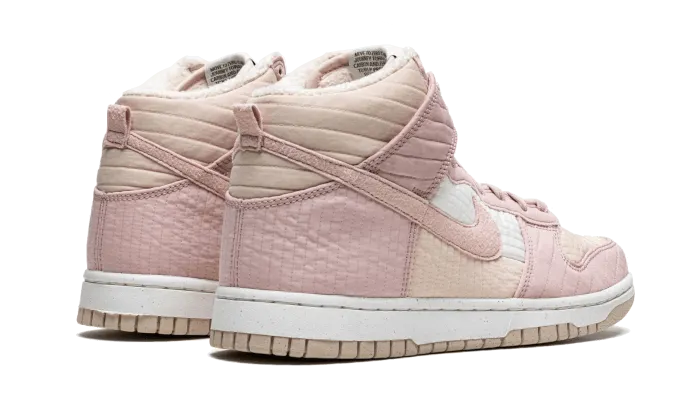 Seamless Upper Nike Dunk High LX Next Nature Pink Oxford
