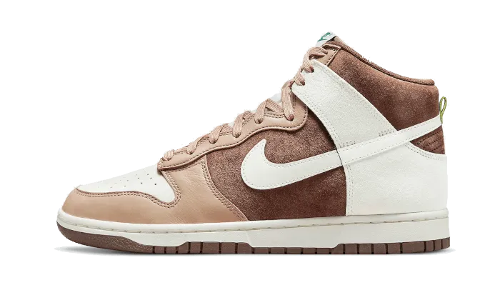 Nike Dunk High Light Chocolate Climate Control Technology Air Cushioning