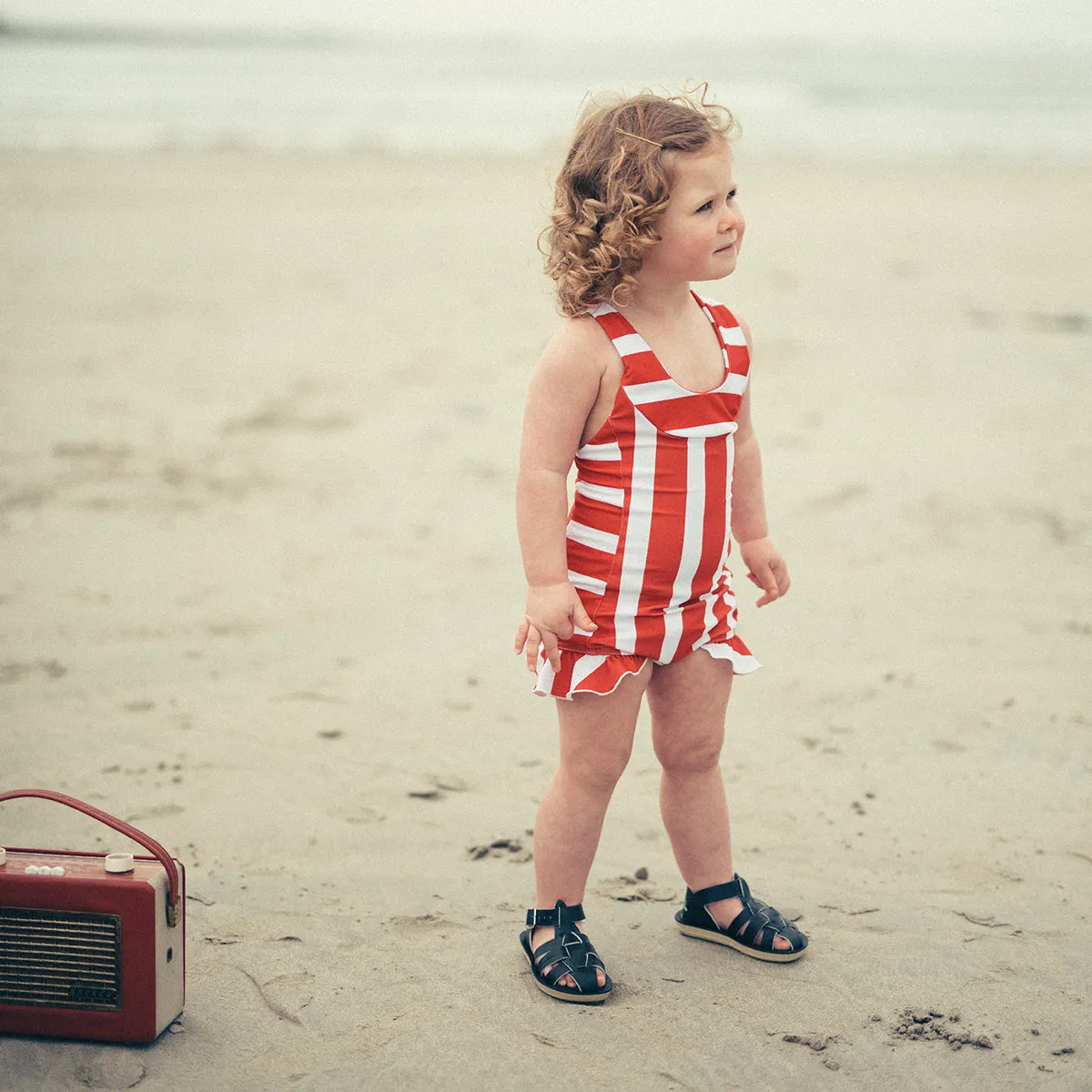 Shark Sandals in Navy by Salt-Water