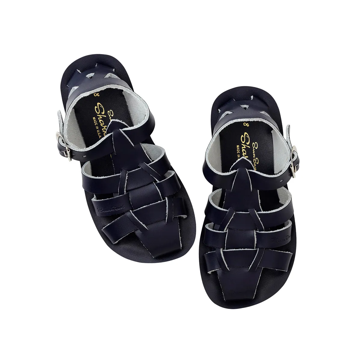 Shark Sandals in Navy by Salt-Water