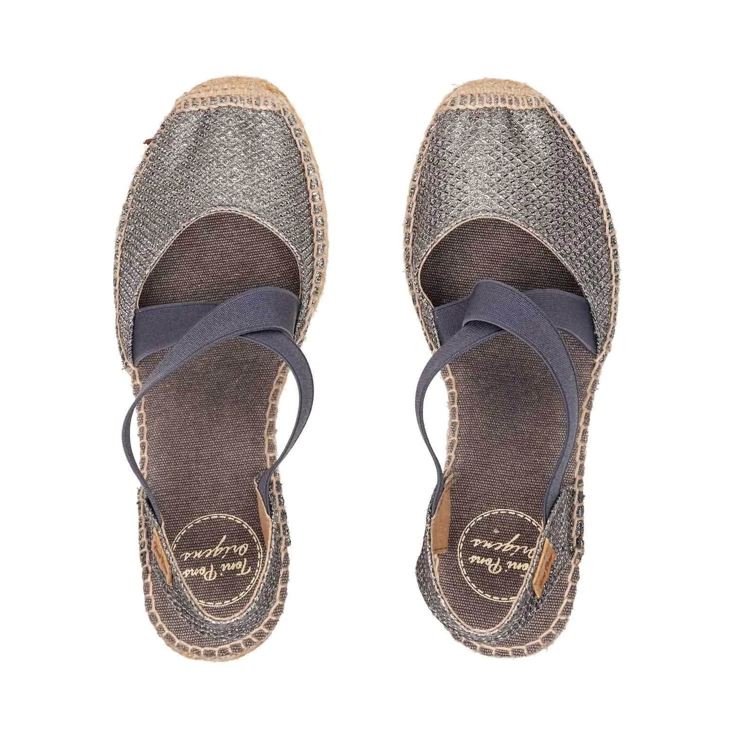 Shimmery Wedge Espadrille for Women - Saba-S