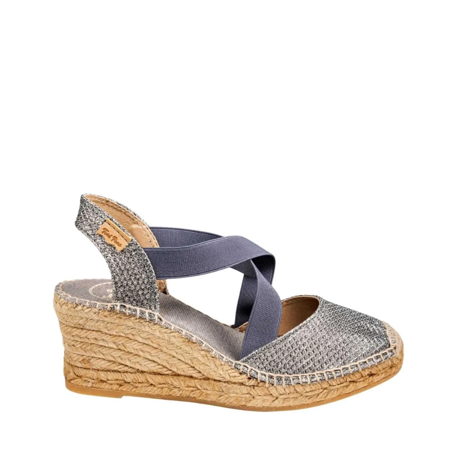 Shimmery Wedge Espadrille for Women - Saba-S