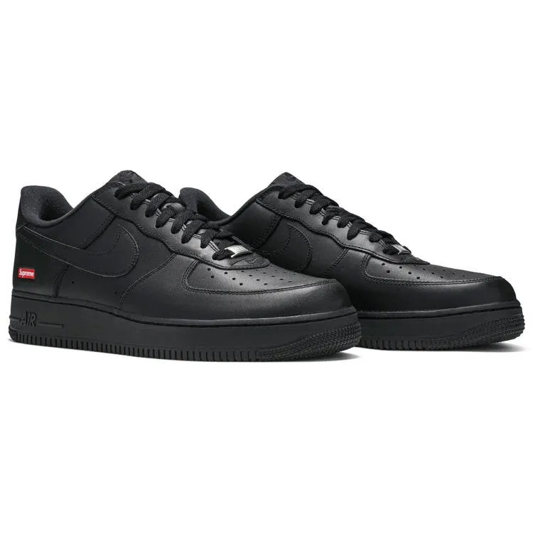 Nike Air Force 1 Low Supreme Black running sock running in windy weather shoes