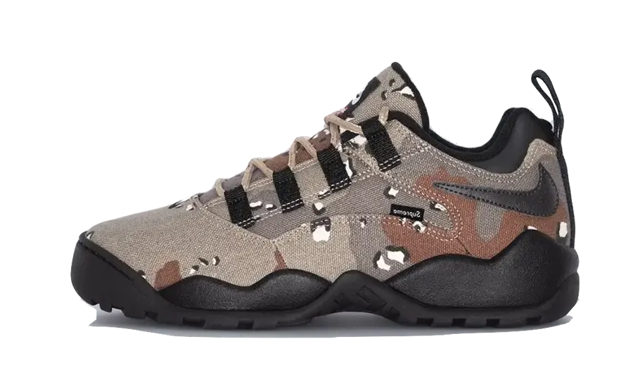 no - tie laces casual wear shoes SB Darwin Low Supreme Desert Camo