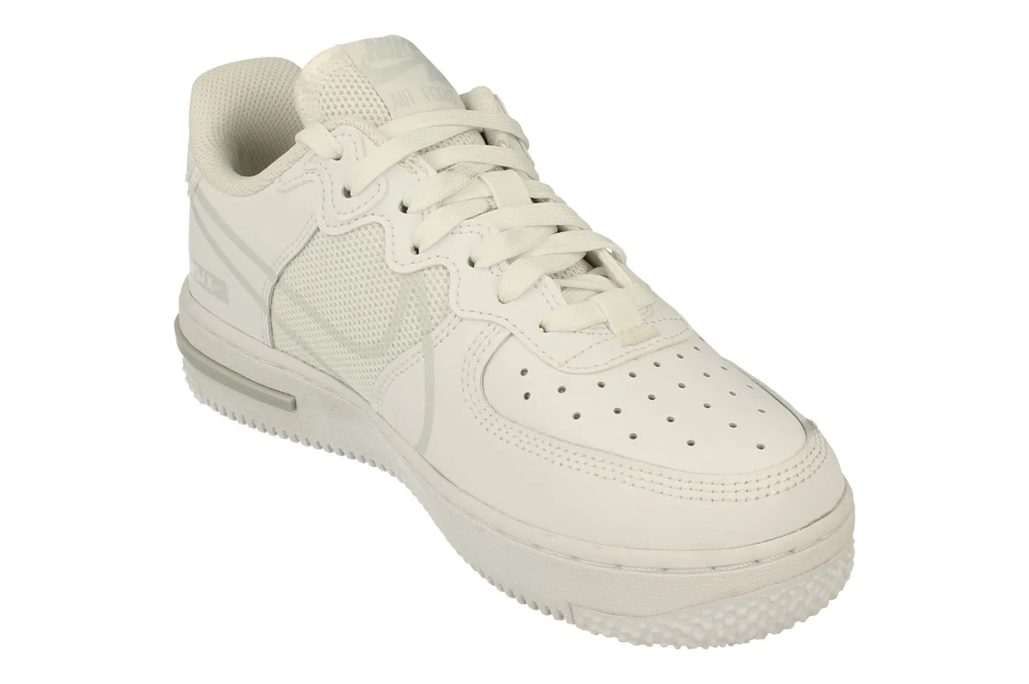 Nike Air Force 1 React Su GS Trainers Ct5117 101 Seasonal Collection Superior Cushioning