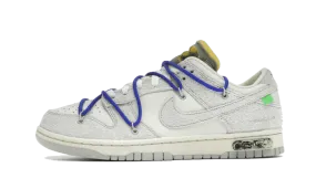 Dunk Low Off-White Lot 32 rehabilitation aid Speed Edge