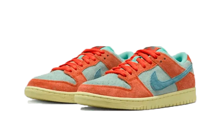 leather - lining shoes SB Dunk Low Orange Emerald Rise