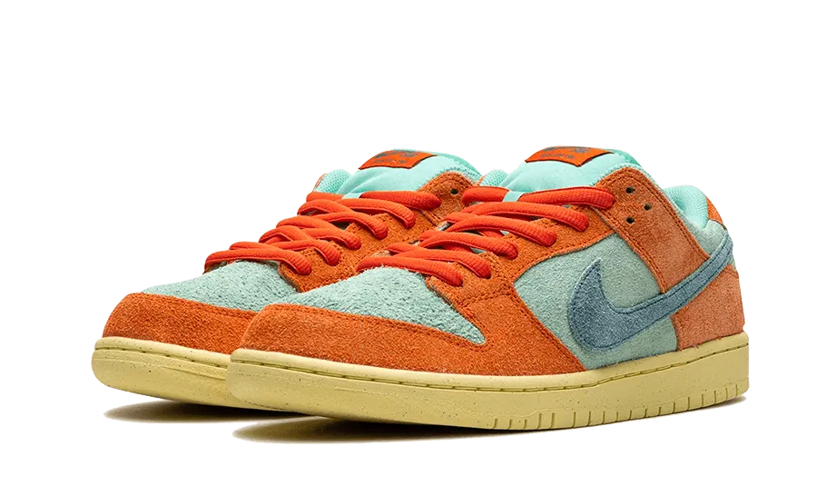Pressure Dispersion Pods Street Ready Nike SB Dunk Low Orange Emerald Rise