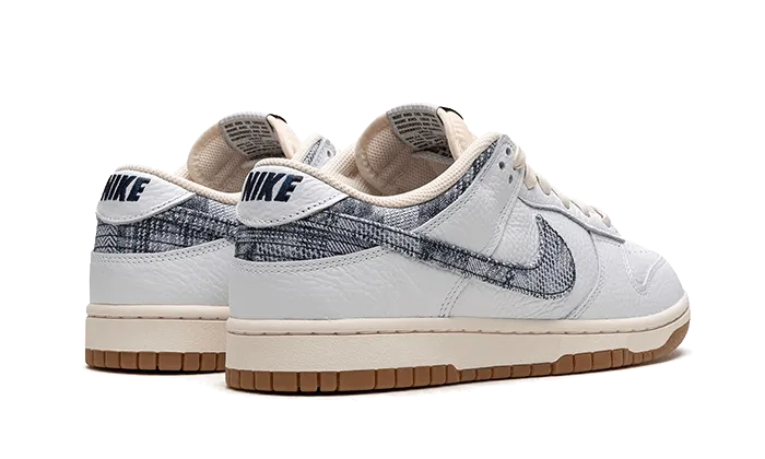 Dunk Low New Americana Washed Denim joggers style - specific shoes