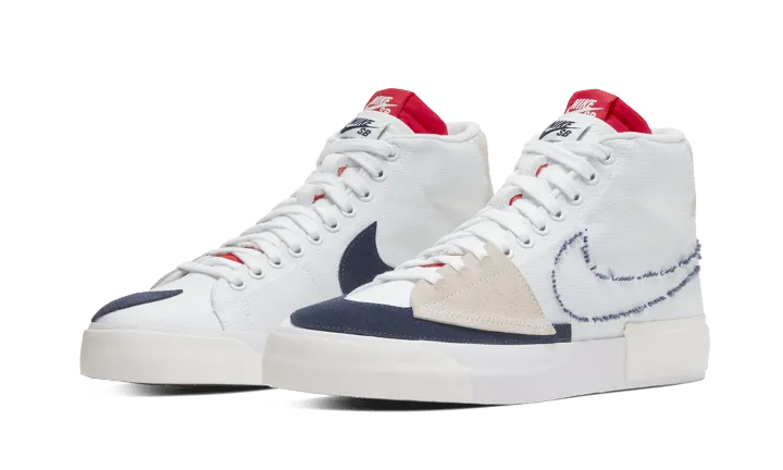 Good Traction neutral - colors - versatility shoes Blazer SB Mid Edge Hack Pack White
