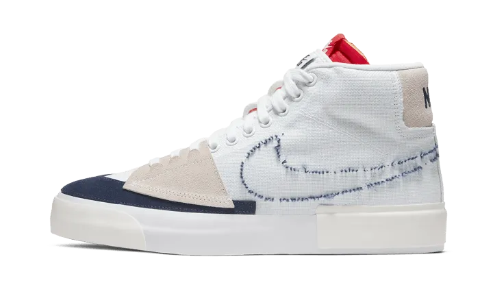 Blazer SB Mid Edge Hack Pack White high - top shoes Soft Interior