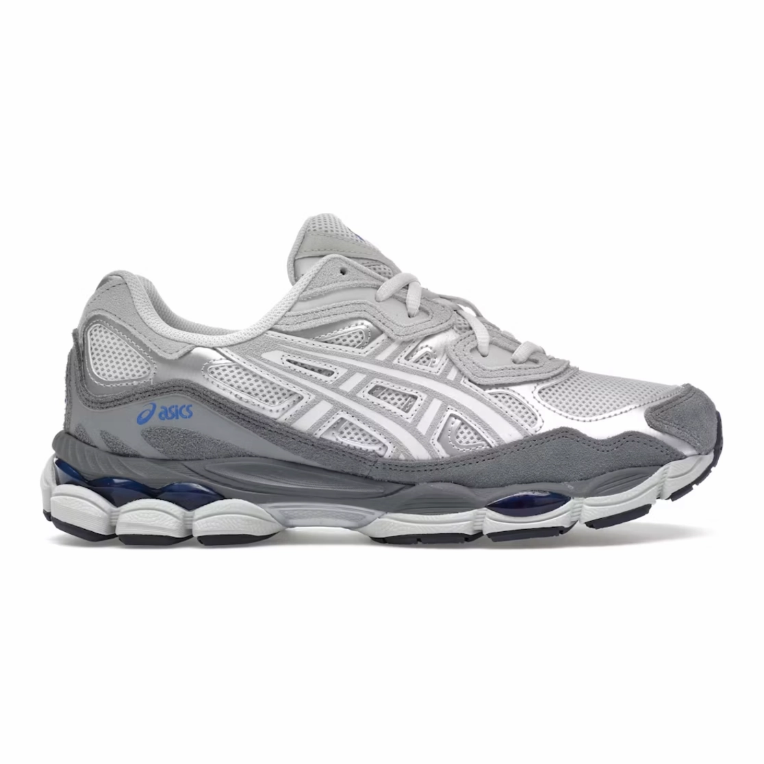 angular outsole running shoes Cross-training tool ASICS Gel-NYC Glacier Grey Gravel