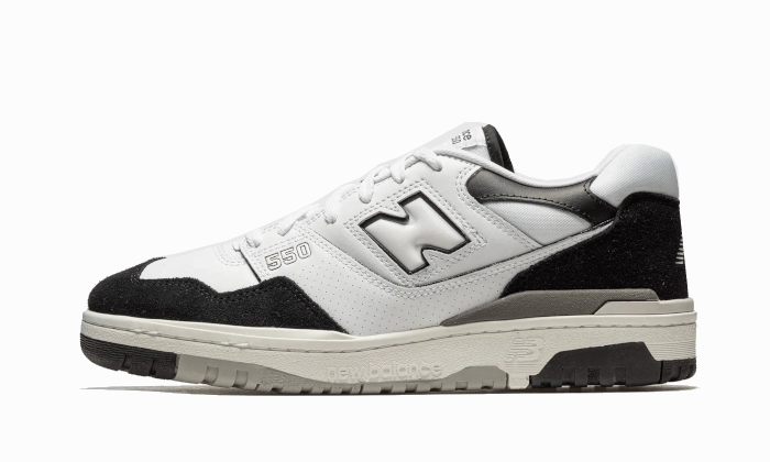 New Balance 550 White Black Rain Cloud Running Vibe City Routine