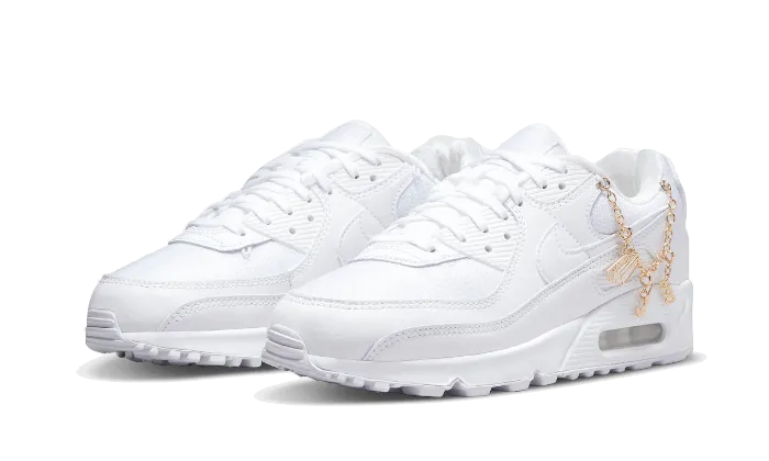 Quick Lace Toggle Nike Air Max 90 Lucky Charm White