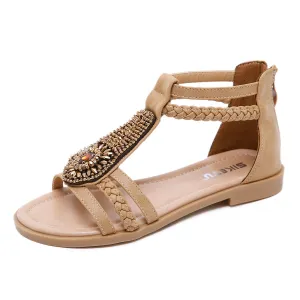SIKETU | Fashion Gladiator Sandals With Beads