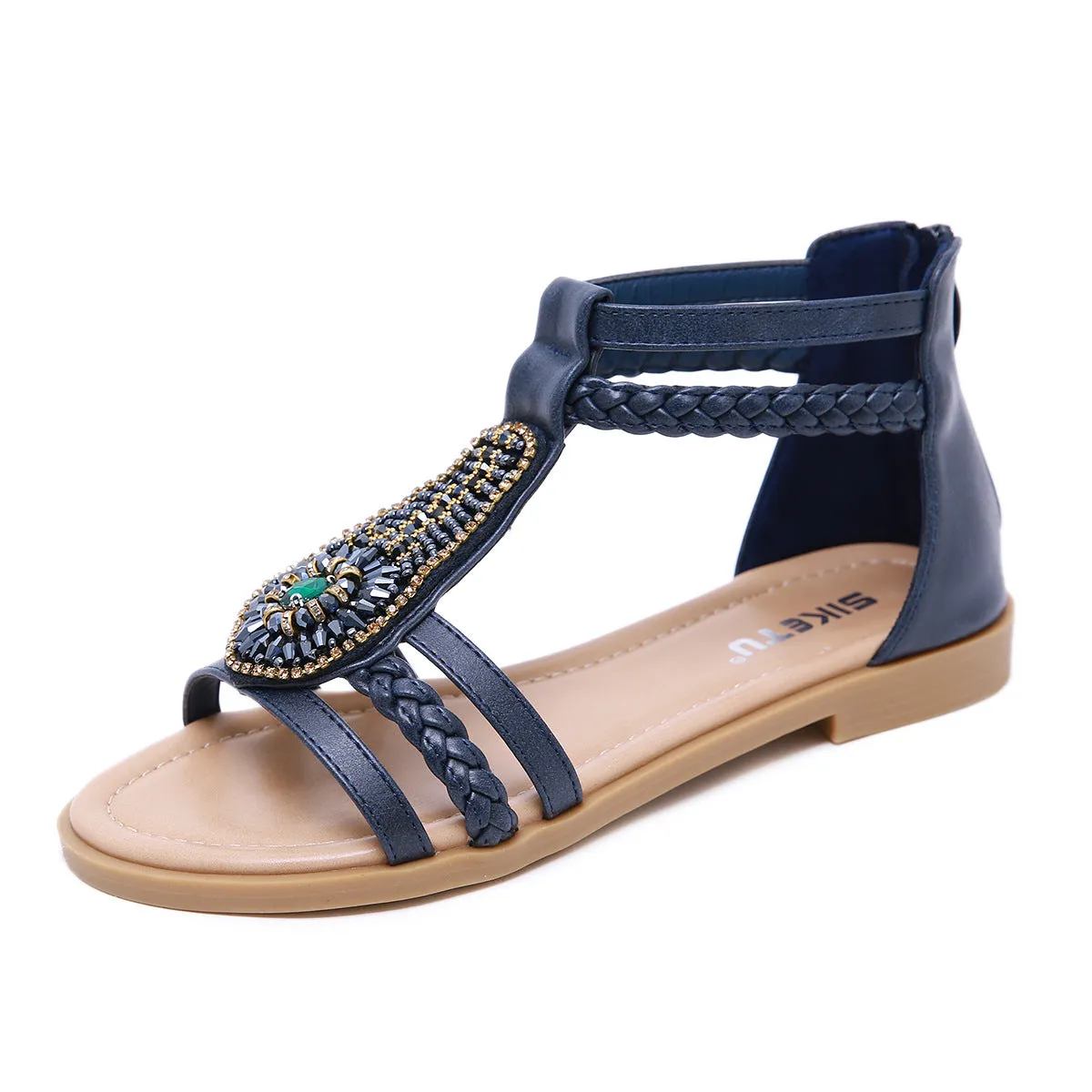 SIKETU | Fashion Gladiator Sandals With Beads