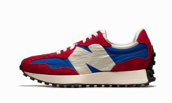 Classy Touch New Balance 327 Team Red Royal Blue