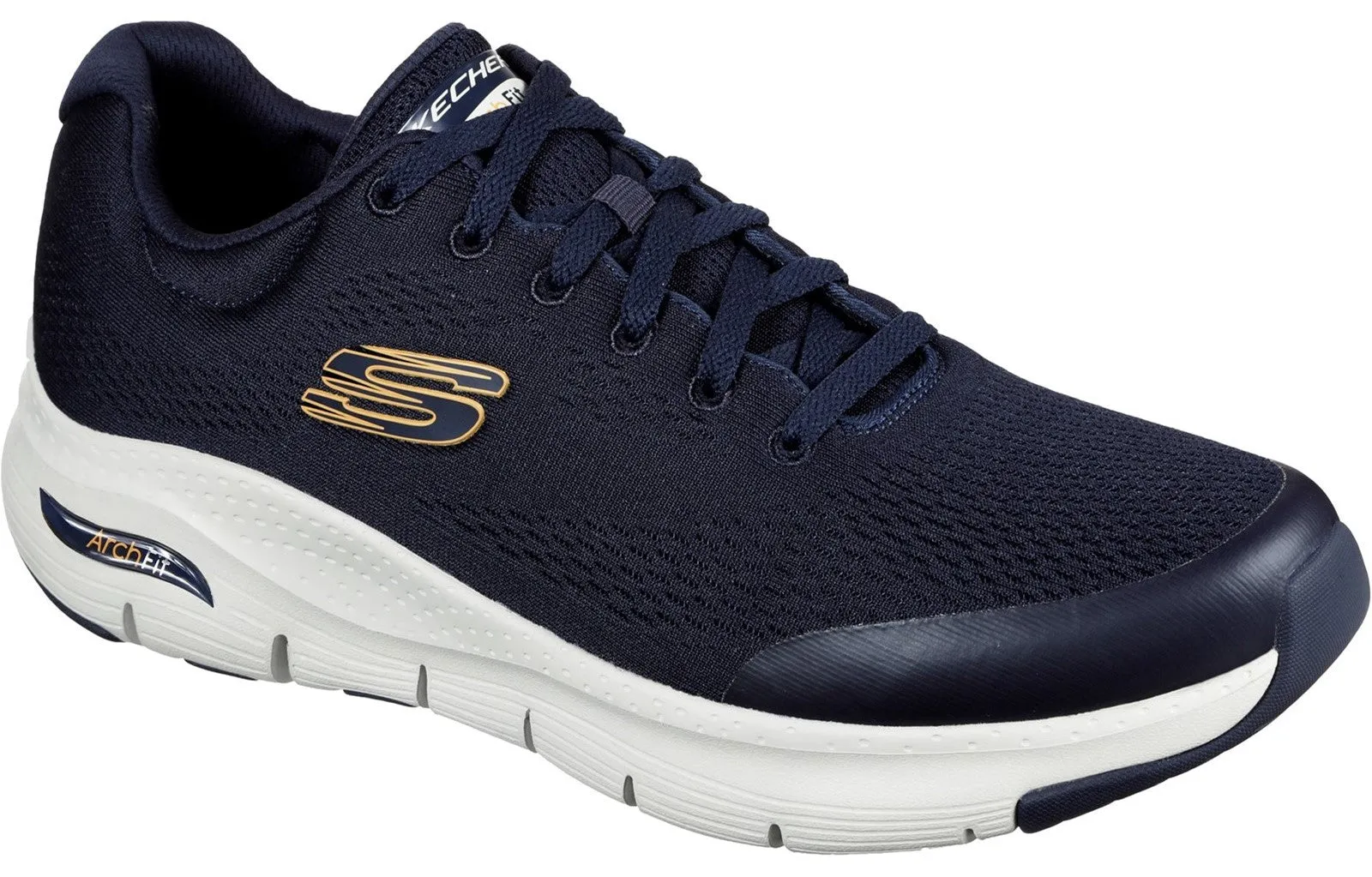 Skechers 232040W Arch Fit Mens Wide Fit Lace Up Trainer