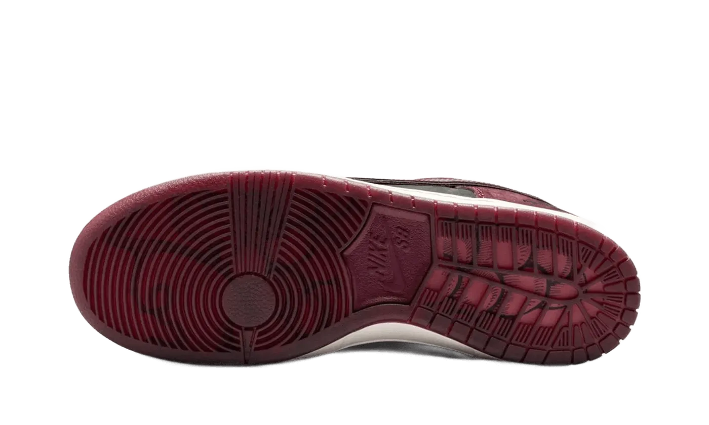 Nike SB Dunk Low Riot Skateshop Vibration Dampening System Adaptive Lacing Mechanism