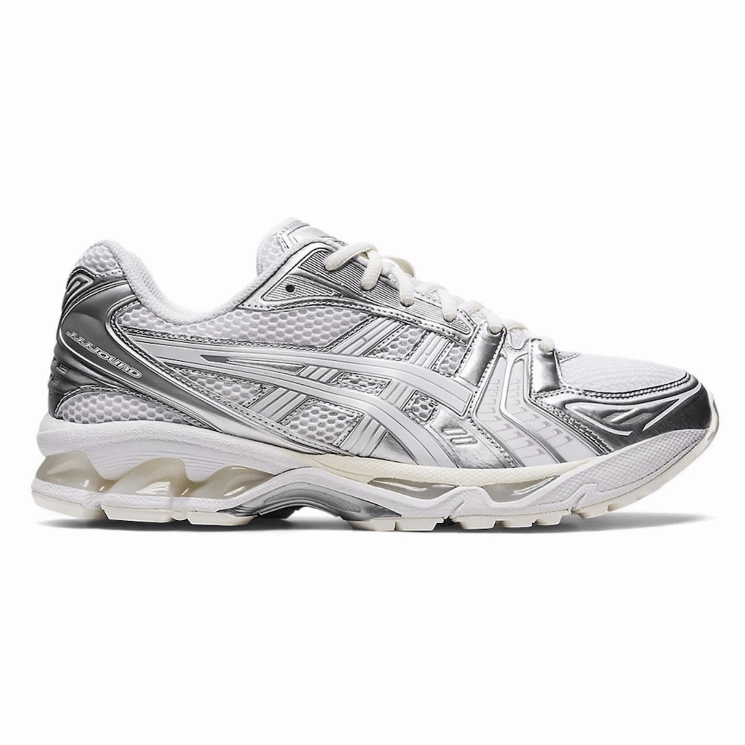 Lightweight Footwear PUResilience ASICS Gel-Kayano 14 JJJJound Silver White