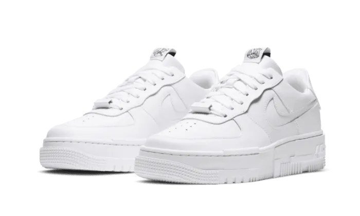 Air Force 1 Low Pixel White running during a full moon Breathable Cushion