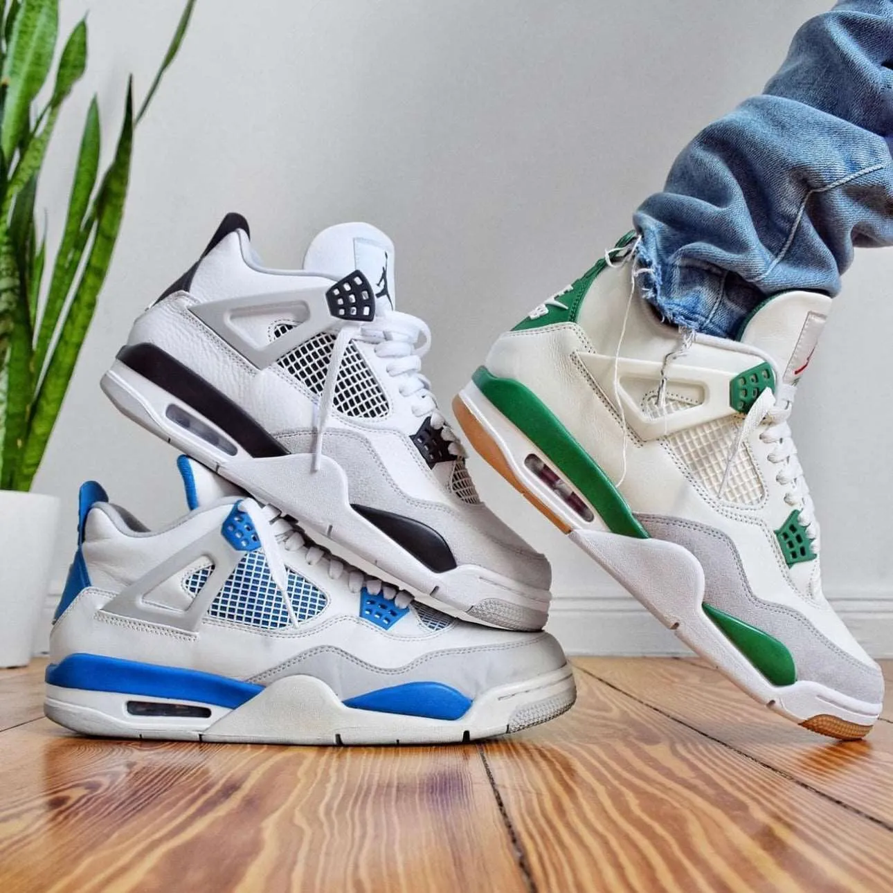 Nike SB Air Jordan 4 Pine Green Precision Bonded Overlays