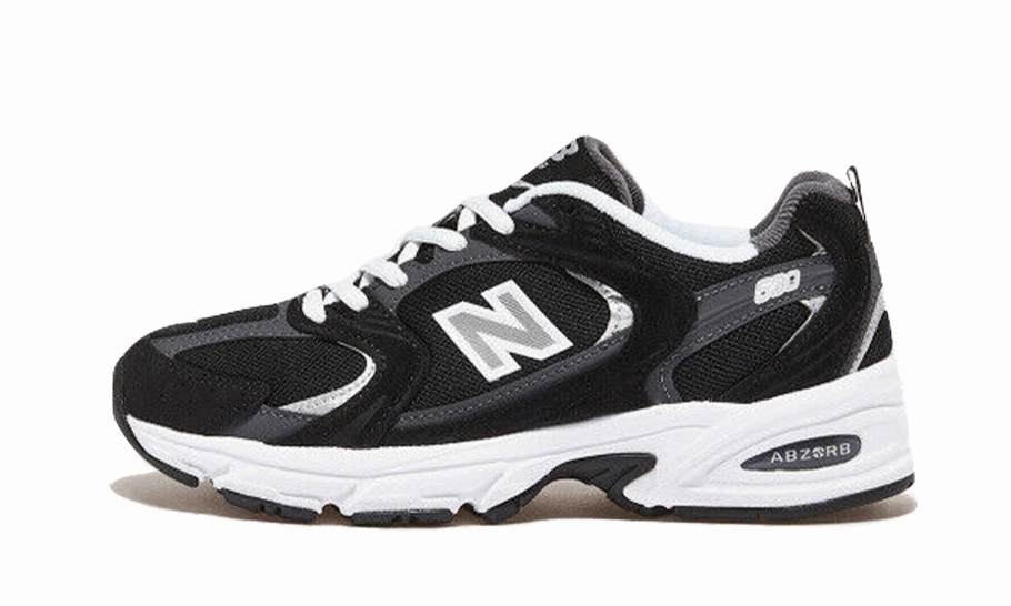 Shock Diffusing Midsole Abduction Guide New Balance 530 Classic Black Grey