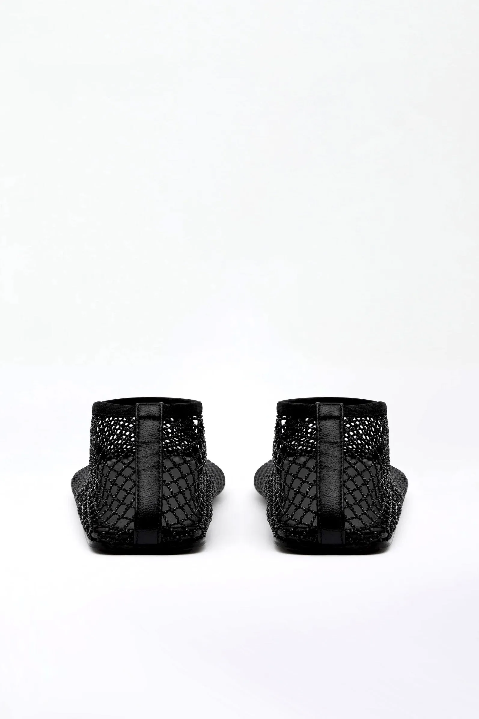 Slipper Minette Crystal in Schwarz