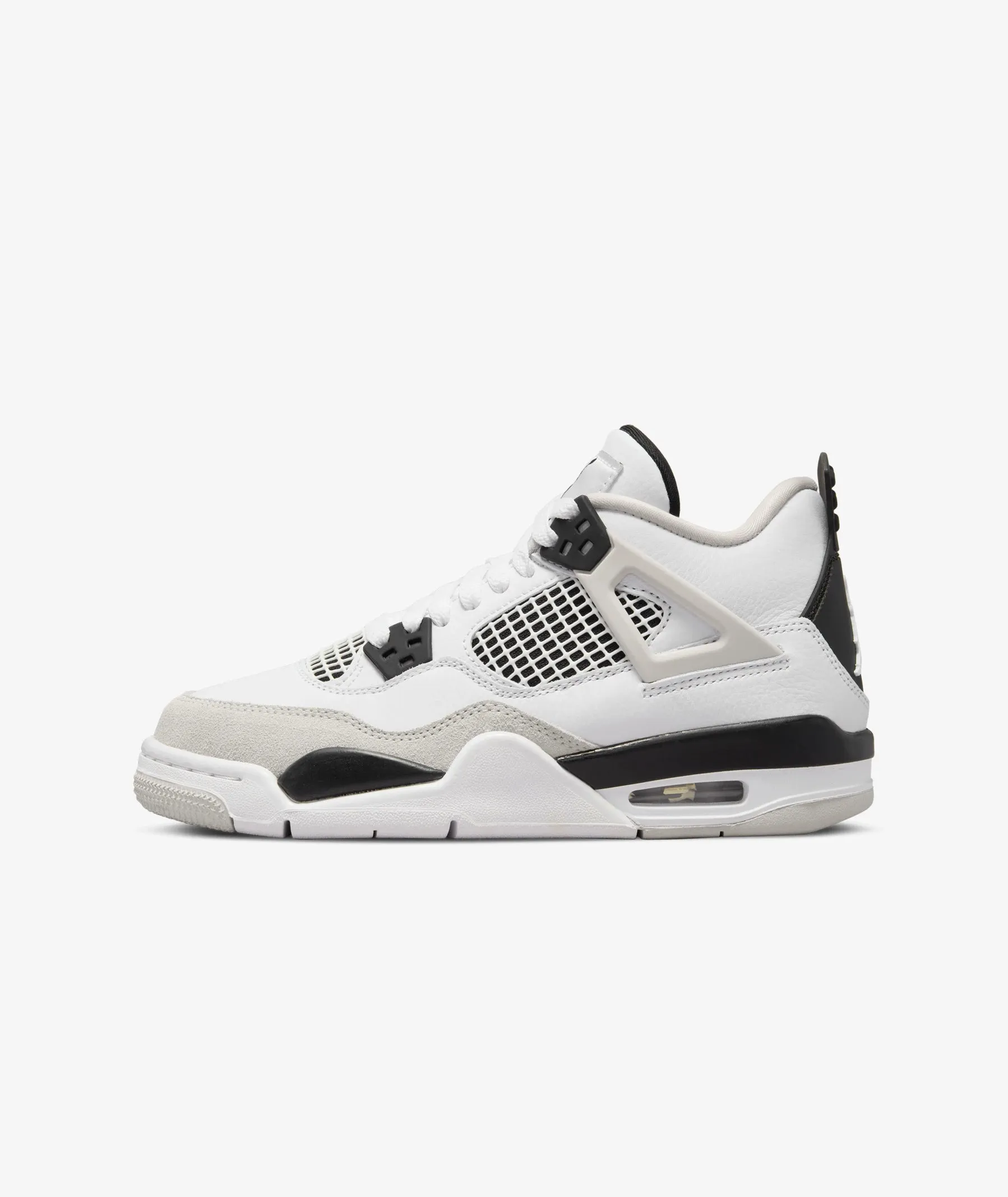 Nike Air Jordan 4  Military Black  LightweightSole