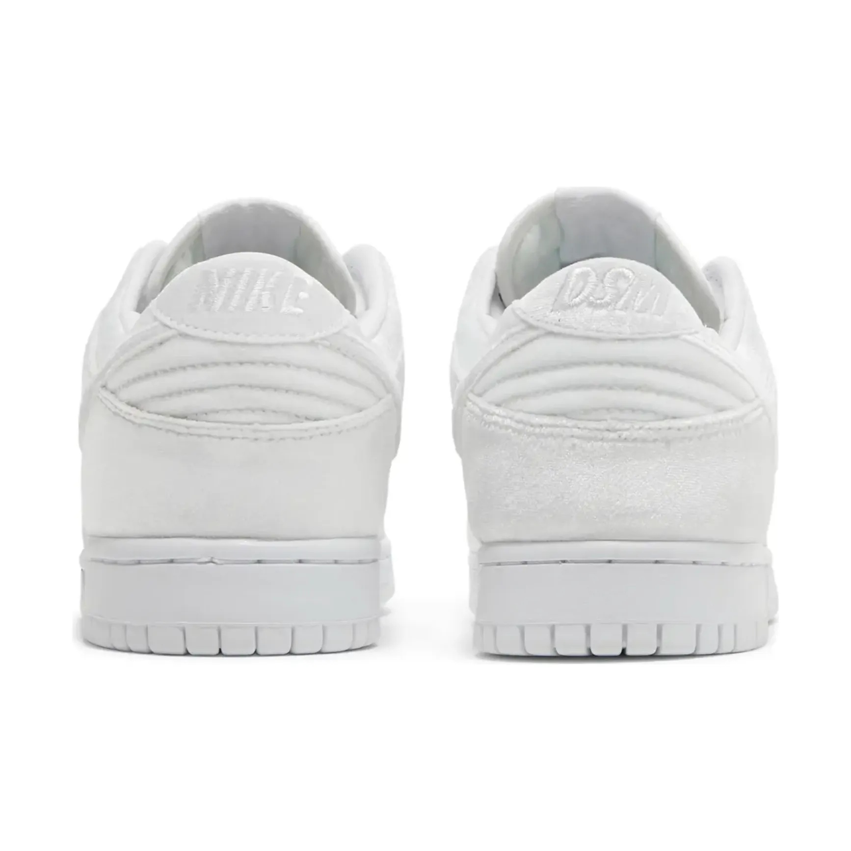 Nike Dunk Low Dover Street Market Triple White Velvet Comfort - enhanced fair - themed running shoes