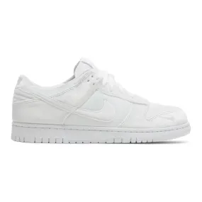 Hiking hard - ground shoes Nike Dunk Low Dover Street Market Triple White Velvet